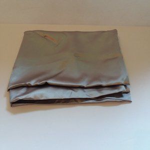 Grey Satin Pillowcase